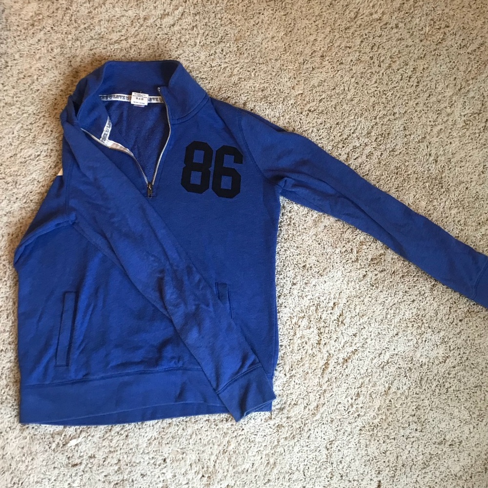 VS PINK quarter zip pullover